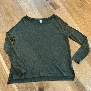 Womens Old Navy Luxe Long Sleeve Shirt
